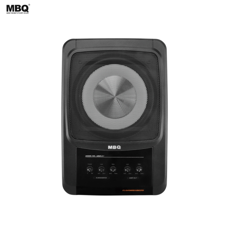 MBQ 8 inch Underseat Subwoofer AB60-2.1