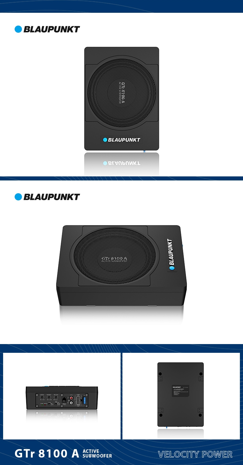 德國（藍寶BLAUPUNKT）有源超薄低音炮 GTr 8100 A